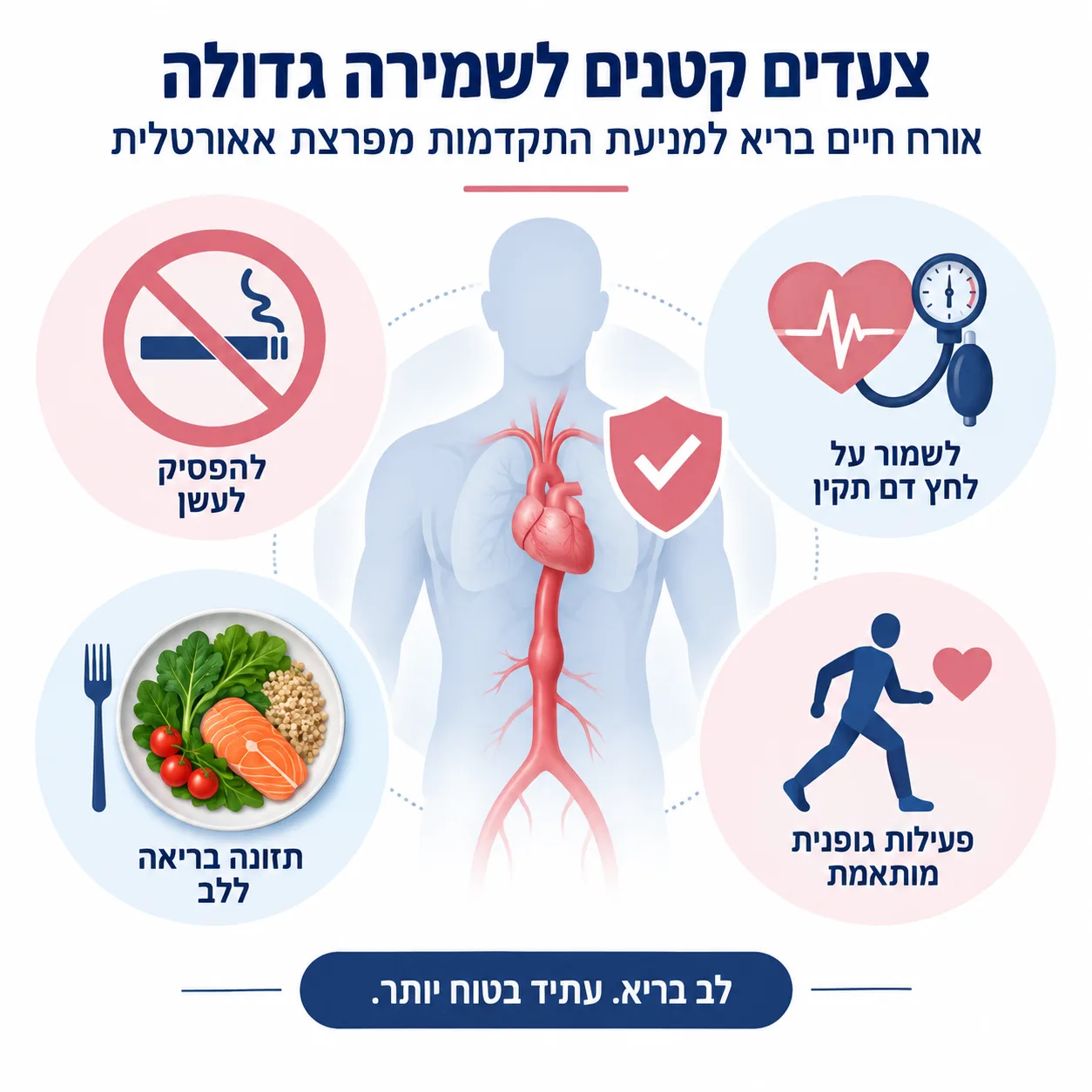 מפרצת באבי העורקים (אאורטה) | אינפוגרפיקה